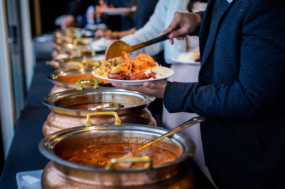 Biryani House catering spread