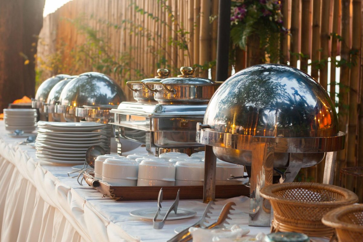Biryani House catering setup
