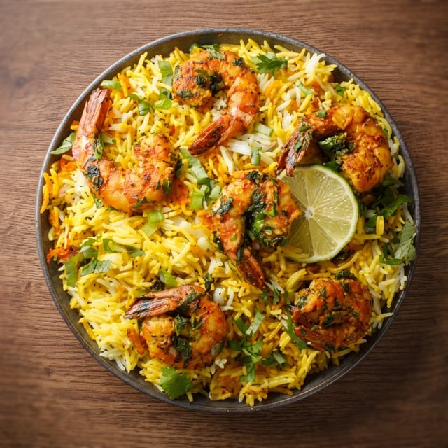 Shrimp Biryani Bucket.