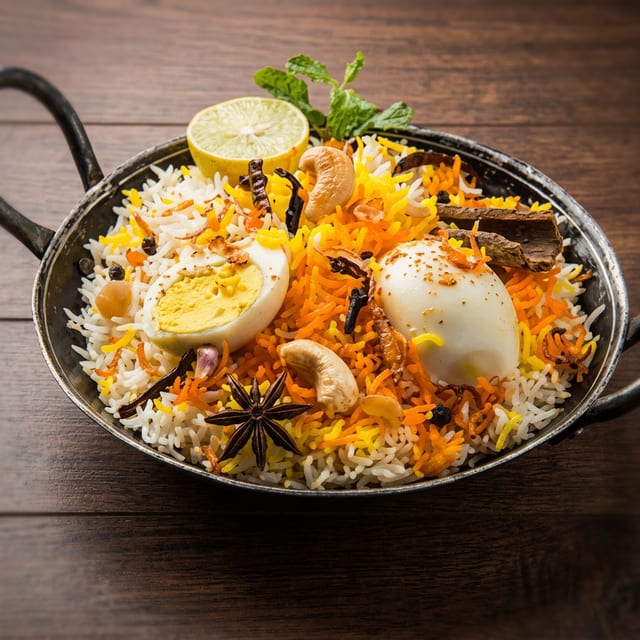 Egg Biryani Bucket.