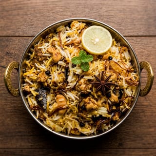 Hyd Goat Dum Biryani( Bone - In)