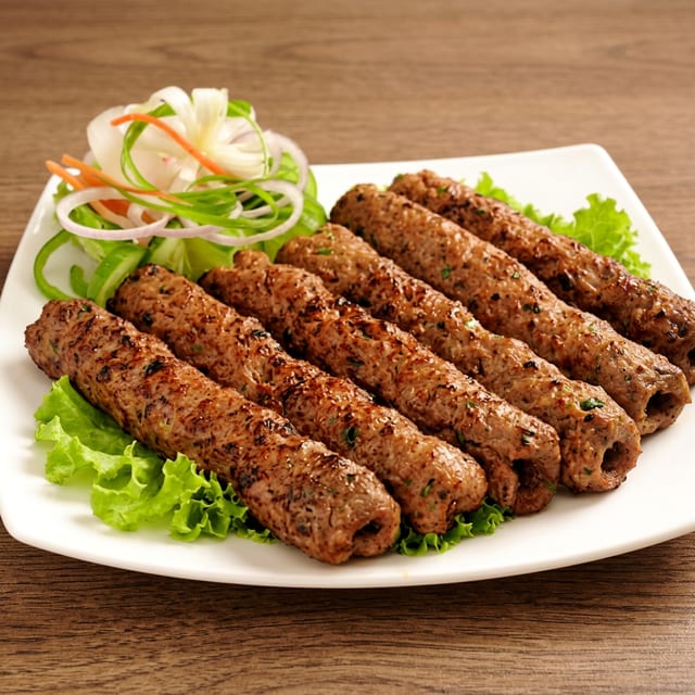 Seekh Kabab (Lamb).